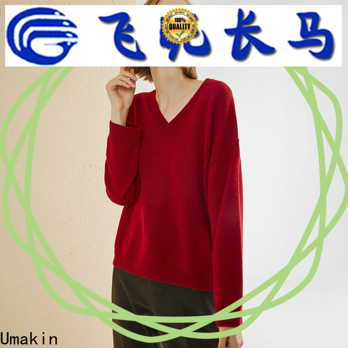 Custom made wholesale pullover sweaters supplier for ladies