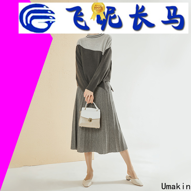 Umakin Custom womens knitted dresses supplier for ladies