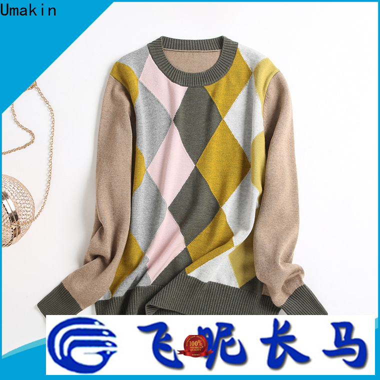 Umakin knit sweater factory for ladies