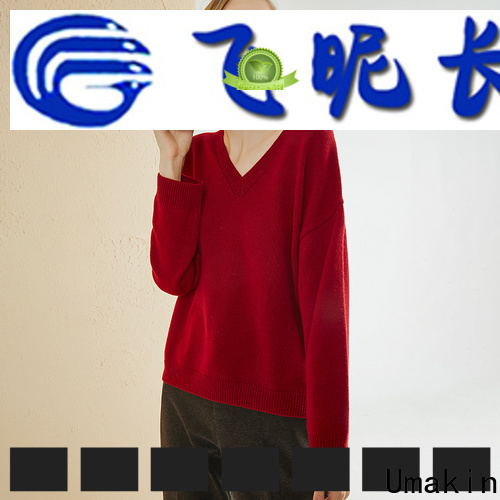 Umakin wool knit sweater factory for fall