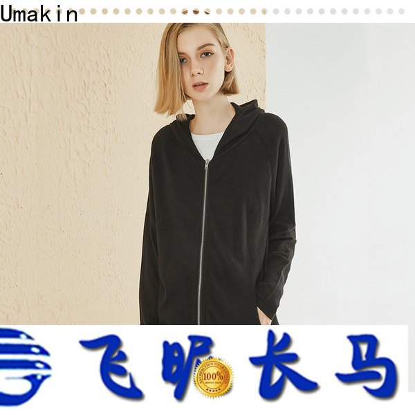 Umakin Custom made knitted coat company for ladies