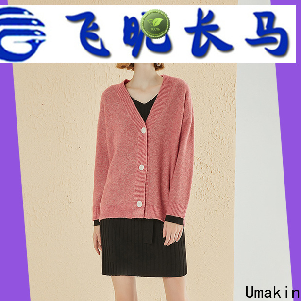 Umakin Custom made knit cardigan supplier for ladies