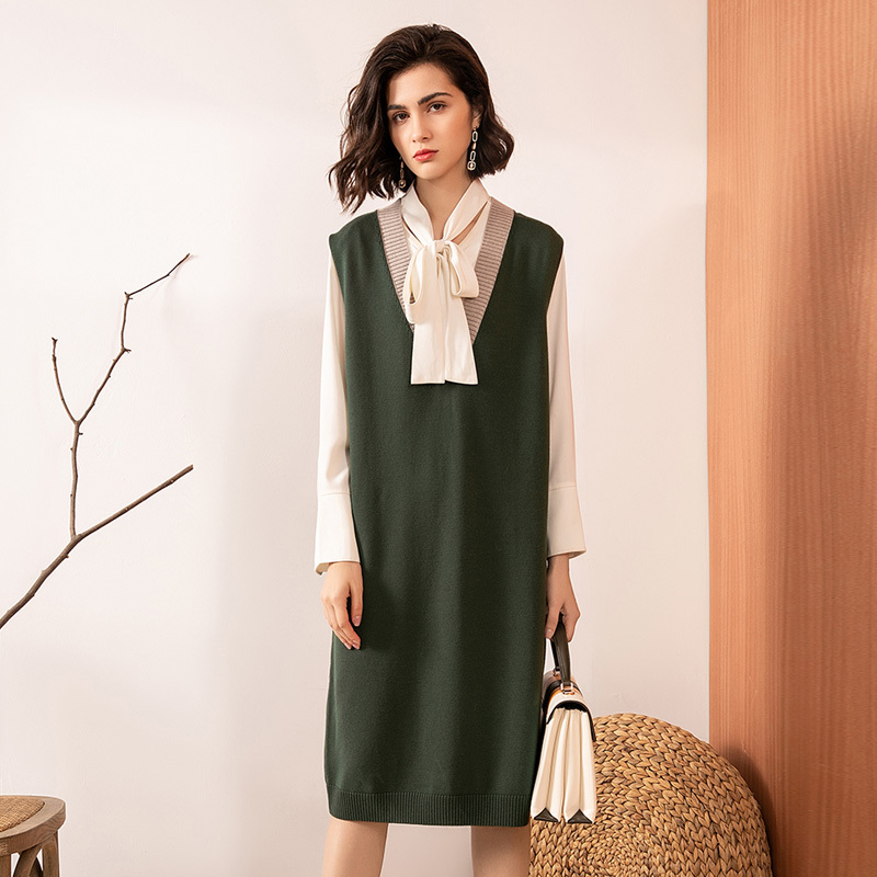Good quality best knitted dresses supplier for women