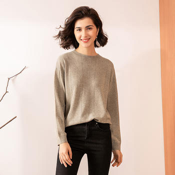 Wool With Cashmere Knit Sweater
